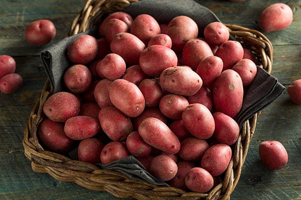 Basket Of Small Red Potatoes 1.5 L