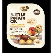 The Little Potato Company Microwave Ready Potatoes Lemon & Garden Herb 454 G